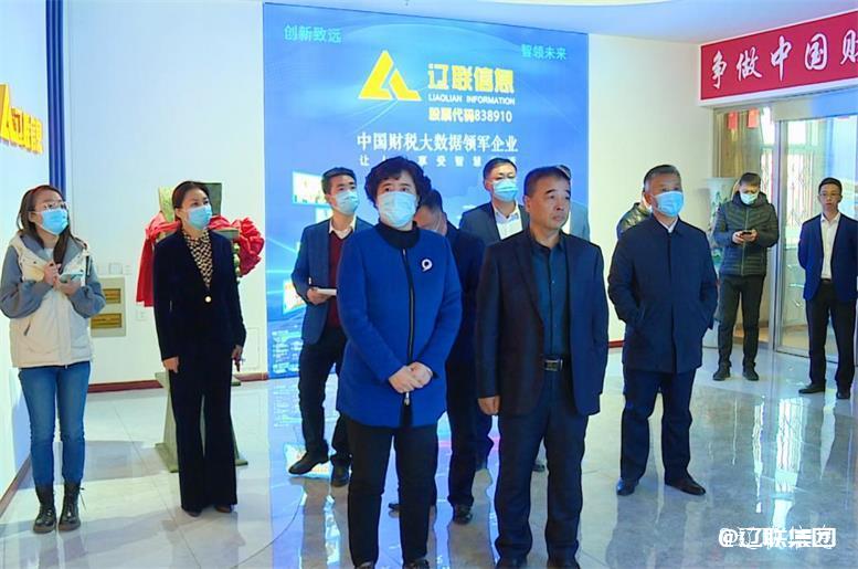 辽阳市白英市长莅临赢多多信息调研指导